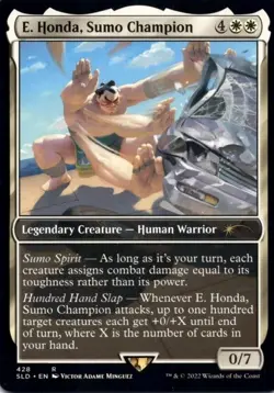 E. Honda, Sumo Champion NM Secret Lair Drop 428 MTG Regular - Image 1