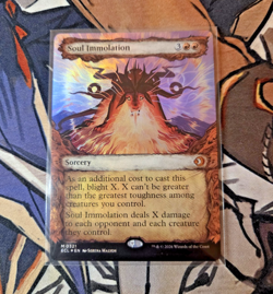 MTG Soul Immolation Lorwyn Eclipsed - NM Foil Showcase - Image 1