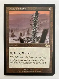 1x Mishra's Helix Urza's Saga NM MTG Magic the Gatheirng x1 - Image 1