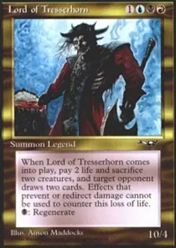 MTG Lord of Tresserhorn, Alliances, Damaged, English - Image 1