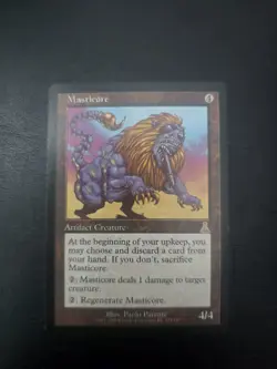 Magic The Gathering Urza's Destiny Masticore 134/143 MTG Artifact Original - Image 1