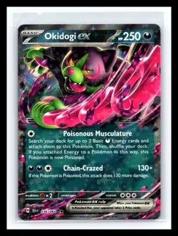 💥 Okidogi EX # 036/064 Holo Double Rare Pokemon Card Shrouded Fable 2024 - Image 1