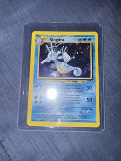 Kingdra 8/111 Neo Genesis Holo Rare Pokemon Card Unlimited, Vintage NM - Image 1