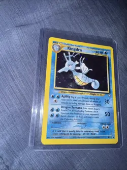 Kingdra 8/111 Neo Genesis Holo Rare Pokemon Card Unlimited, Vintage NM - Image 3