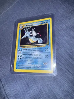 Kingdra 8/111 Neo Genesis Holo Rare Pokemon Card Unlimited, Vintage NM - Image 4