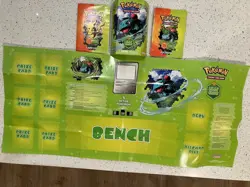 POKEMON 2004 EX LEAF GREEN BOX, RULEBOOK, CARD LIST AND BENCH - NO CARDS - Image 1