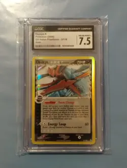 Pokemon Deoxys Delta Species Ex Holon Phantoms 3/110 Graded CGC 7.5 - Image 1