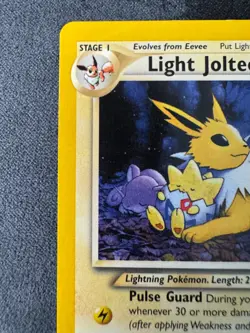 Pokemon Light Jolteon 48/105 Neo Destiny Unlimited Vintage WOTC 2002 LP - Image 5