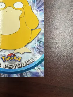 1999 Topps Pokemon TV Animation Series 1 Psyduck #54 Black Logo Non Holo - Image 5