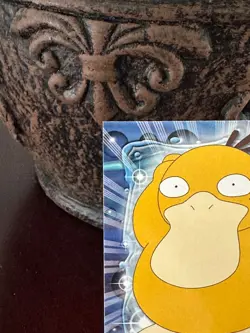 1999 Topps Pokemon TV Animation Series 1 Psyduck #54 Blue Logo Non Holo - Image 2