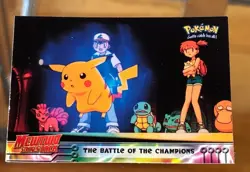 Topps Pokemon The Battle of the Champions #25 The First Movie (Blue Logo) - Image 1
