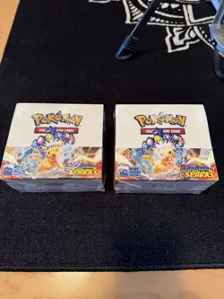 Pokemon TCG Scarlet & Violet Surging Sparks 2 X Booster Box’s SEALED 72 Packs - Image 1