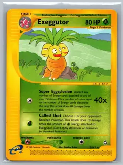 Pokemon TCG Exeggutor #12/147 Rare CCG Aquapolis - Image 1