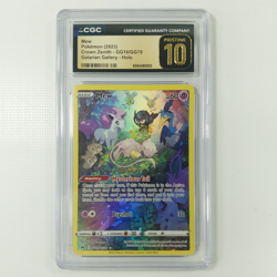 Pokemon TCG Sleepy Mew GG10/GG70 Crown Zenith: Galarian Gallery CGC 10 PRISTINE - Image 1