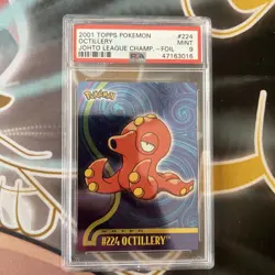 Octillery Foil Topps Pokemon Johto League Champions PSA 9 - Image 1