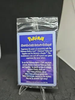 2003 Pokemon Battle e-reader Card Gentleman NILS SEALED Insert - Image 1