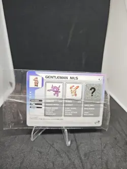 2003 Pokemon Battle e-reader Card Gentleman NILS SEALED Insert - Image 2