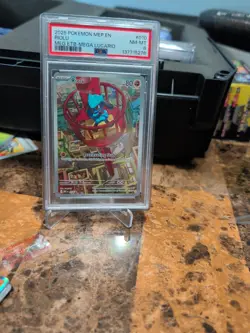 2025 POKEMON MEP MEGA EVOLUTION ETB PROMO #010 RIOLU PSA 8 - Image 1