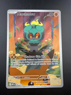 Pokemon TCG Marshadow 146/132 Mega Evolutions Illustration Rare NM - Image 1