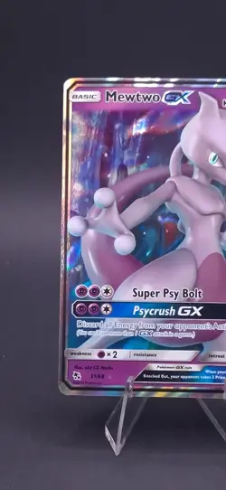 Pokemon TCG Mewtwo GX 31/68 Hidden Fates NM Holo Ultra Rare Card - Stamped - Image 3