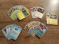 Pokemon TCG Bulk Bundle|3 Sets|(Un)Commons, Holos & Reverse|Deck Sleeves & More - Image 5