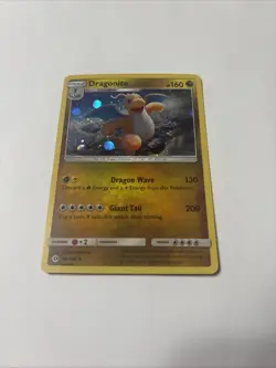 Dragonite 96/149 2017 Pokemon Sun and Moon Holo LP/MP - Image 1