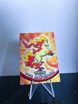 Pokemon - Topps 1999 - Rapidash #78 - NH - TV Animation Series - Blue Logo - Image 1