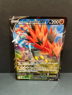 Galarian Zapdos V -NM- TG19/TG30 Swsh10: Astral Radiance Trainer Gallery Pokemon - Image 1