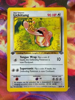 Lickitung 38/64 LP 1st Edition Jungle 1999 Pokemon TCG - Image 1