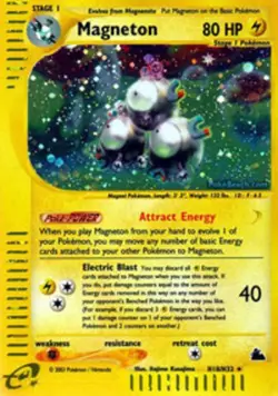 Magneton - H18/H32 - Holo Rare PL/MP, English Pokemon Skyridge - Image 1