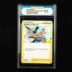 TQG 9.5 MINT+ 2021 Pokemon ENG Professor Burnet SWSH167 Promo - Image 1