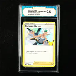 TQG 9.5 MINT+ 2021 Pokemon ENG Professor Burnet SWSH167 Promo - Image 2