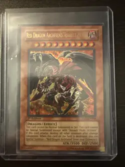 Red Dragon Archfiend/Assault Mode CRMS-EN004 Crimson Crisis UR-LP 1st Edition - Image 1