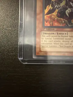 Red Dragon Archfiend/Assault Mode CRMS-EN004 Crimson Crisis UR-LP 1st Edition - Image 5