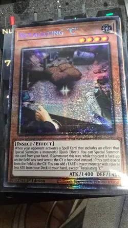 Yu-Gi-Oh! Retaliating "C" *STARLIGHT RARE* MP25-EN027 1st Edition NM/M - Image 1