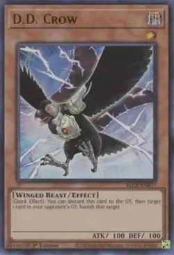 Yugioh! D.D. Crow - BLCR-EN077 - Ultra Rare - 1st Edition Near Mint, English - Image 1
