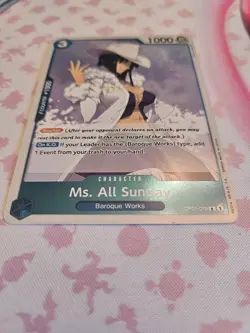 One Piece Card Game Pre Errata Ms. All Sunday OP01-079 Romance Dawn Near Mint - Image 2