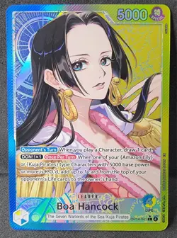 One Piece The Azure Sea’s Seven OP14-041 Boa Hancock Alt Art Leader English NM - Image 1