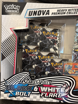 Pokemon Sealed Black Bolt & White Flare Unova Heavy Hitters Premium Collection - Image 2