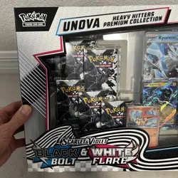Pokemon Black Bolt & White Flare Heavy Hitters Premium Collection Sealed New - Image 2