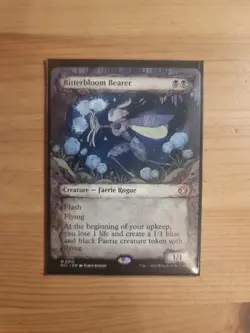 Bitterbloom Bearer MTG Showcase Mythic Full Art Card Near Mint Lorwyn Eclipsed - Image 1