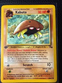 Pokemon Charity Auction: Graded Moltres and 1st Edition Fossil Cards Bundle - Image 4