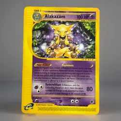 Pokemon TCG Alakazam (33) Expedition Card 33/165 Regular Rare LP - Image 1