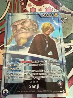 One Piece Card Game Sanji Altimeter Art OP12-041 Leader - Image 1