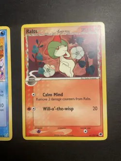 Pokemon Lot Of 2 Vintage Common Cards. Squirtle, Raltz - Image 3