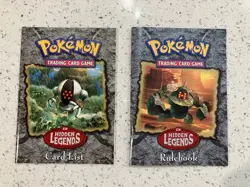 POKEMON 2004 EX HIDDEN LEGENDS BOX (NO CARDS) RULE BOOK, CARD LIST, AND BENCH - Image 2