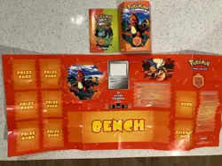 POKEMON 2004 EX FIRE RED BOX (NO CARDS) RULE BOOK, CARD LIST, AND BENCH - Image 2