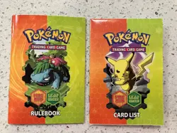 POKEMON 2004 EX FIRE RED BOX (NO CARDS) RULE BOOK, CARD LIST, AND BENCH - Image 5