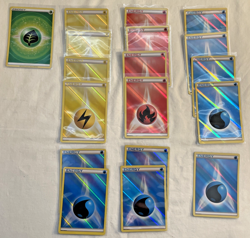 18x Water Fire Energy Holo 2013 Unnumbered Deck Exclusive Poke Card LP/NM - Image 1