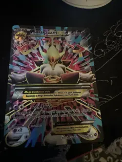 Mega M Alakazam EX Full Art Holo Card 118/124 XY Fates Collide - Image 1